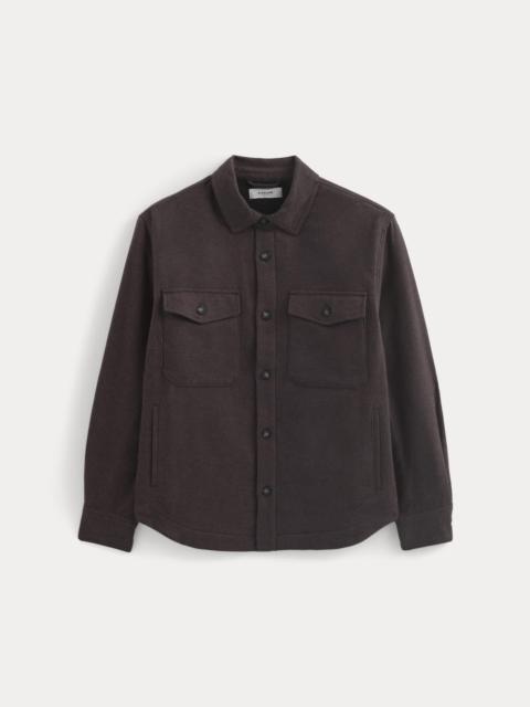 EVERLANE HEAVYWEIGHT WAFFLE TWILL OVERSHIRT