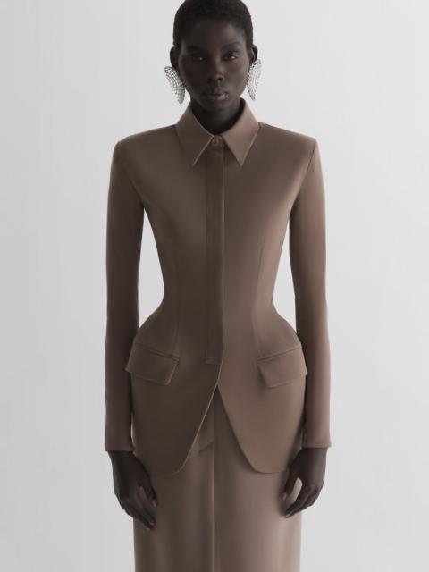 MUGLER Hourglass shirt jacket
