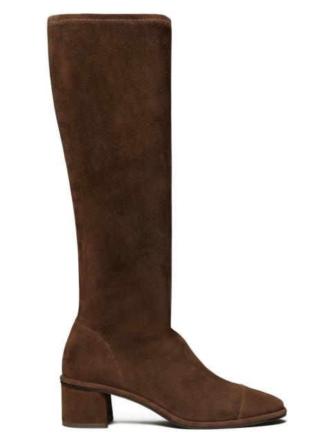 TORY BURCH Women's 55MM Suede Knee-High Boots - Dark Cocoa