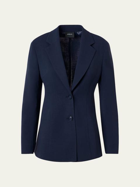Walker Double-Face Wool Single-Breasted Jacket