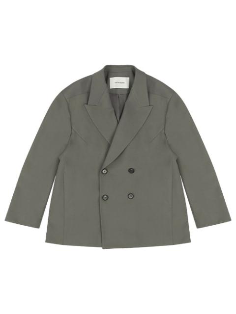 entire studios DOUBLE BREASTED BLAZER GRAVEL