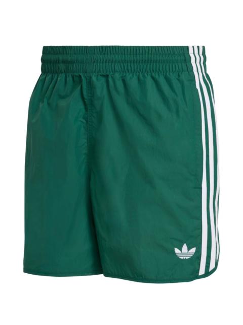 adidas three-stripe logo shorts