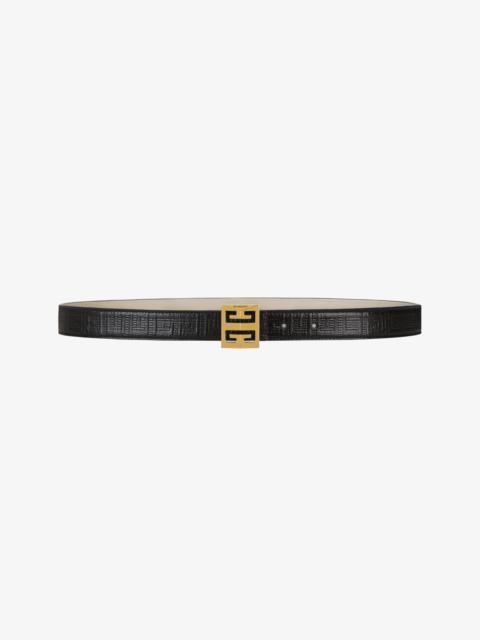 4G REVERSIBLE BELT IN COATED CANVAS
