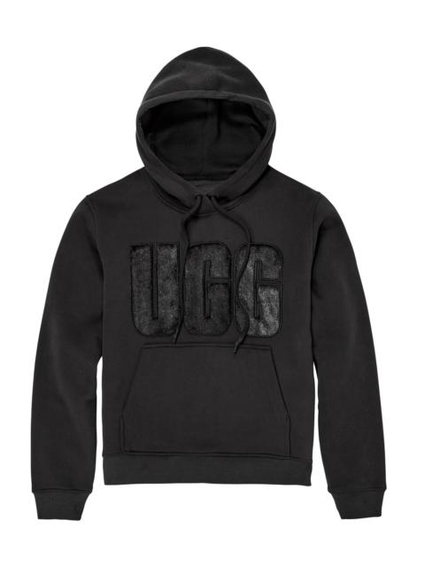 UGG Women's Fuzzy Logo Hoodie - Black