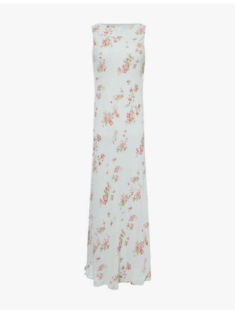 Reformation Prescott Floral Woven Maxi Dress
