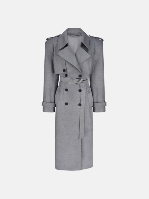 THE ATTICO GREY TRENCH
