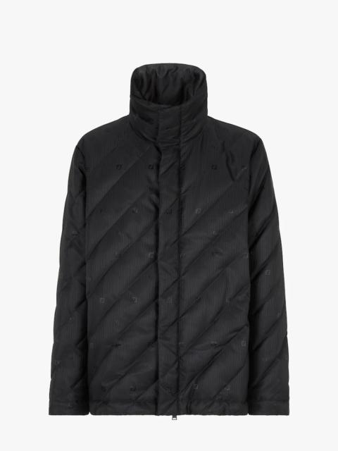 FENDI Black nylon down jacket