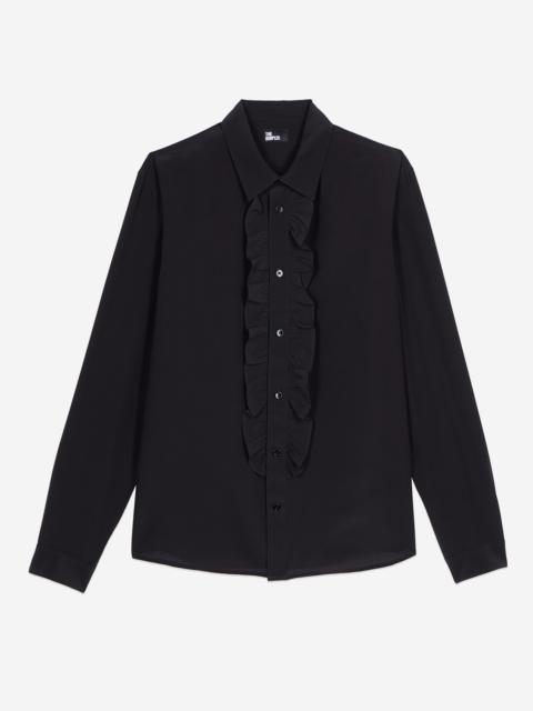The Kooples BLACK SILK SHIRT
