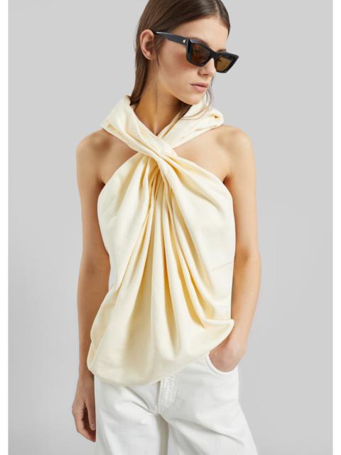 CHRISTOPHER ESBER Christopher Esber Archie Hooded Top - Butter