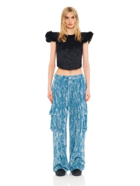 SKY VELVET LAWN CARGO