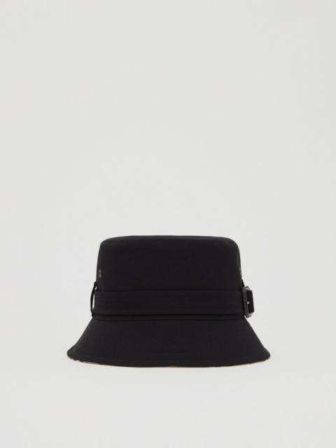 Burberry Cotton Gabardine Belted Bucket Hat
