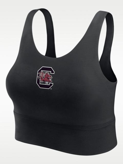 Nike South Carolina Performance Longline Women's Nike Dri-FIT Non-Padded Scoop Bra