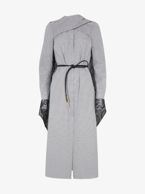 FENDI Striped cotton dress