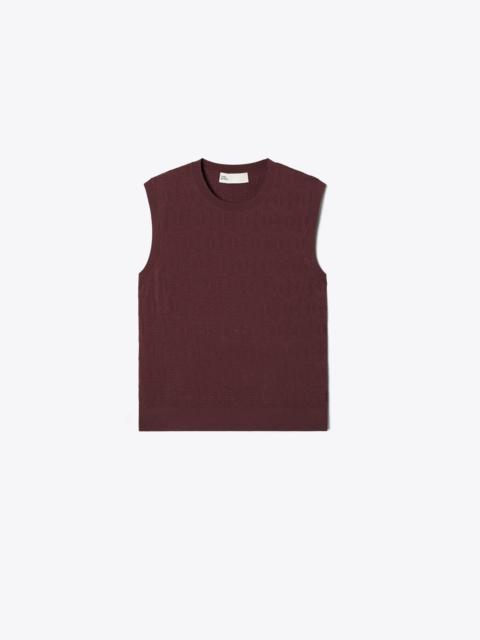 TORY BURCH T Monogram Jacquard Tank