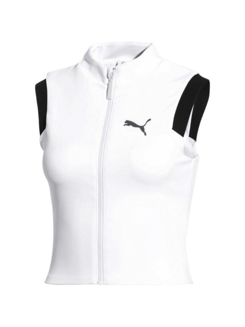 PUMA Selena Gomez zip crop top