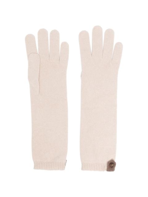 Brunello Cucinelli fine-knit cashmere gloves