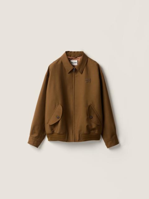 Miu Miu Kid mohair blouson jacket