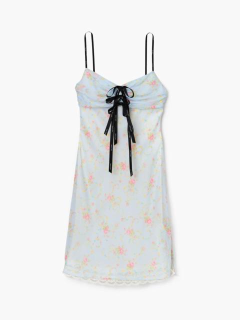 Marc Jacobs BLURRED FLORAL SLIP DRESS
