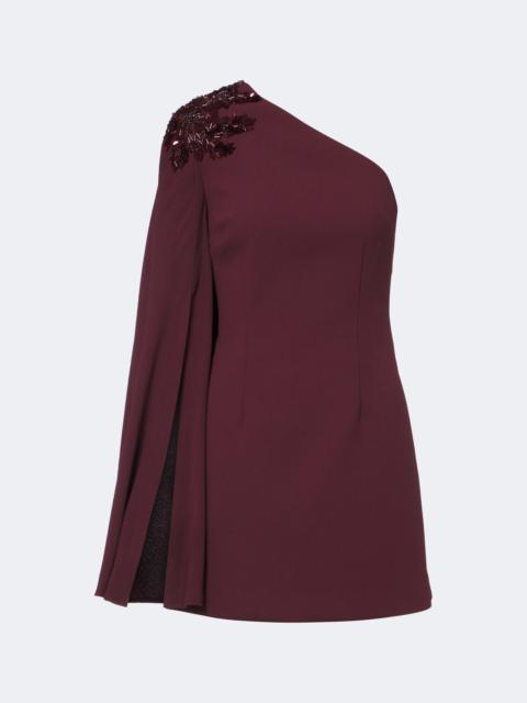 REBECCA VALLANCE River embellished one-shoulder minidress
