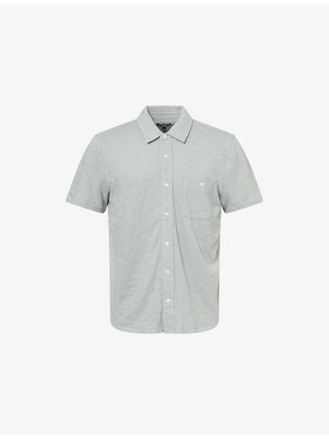 PAIGE Carillo Short-Sleeve Cotton Shirt