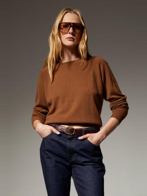 SPRWMN CASHMERE RAGLAN SWEATER
