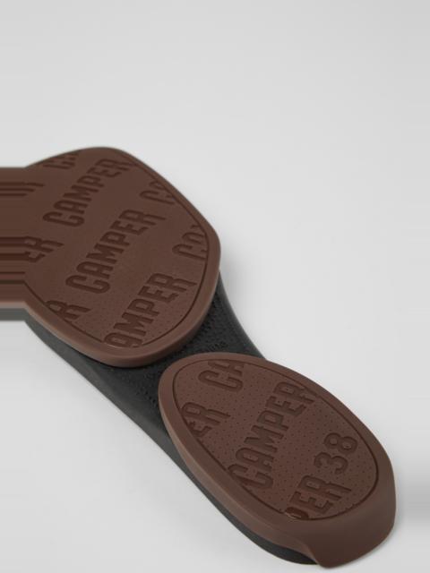 CAMPER Right Niko Outsole Brown outsoles (x2) for your right and left shoes.