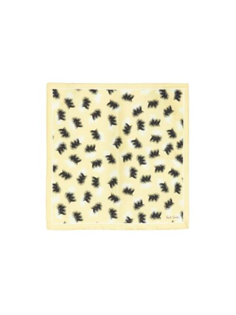 Paul Smith abstract-print silk pocket square