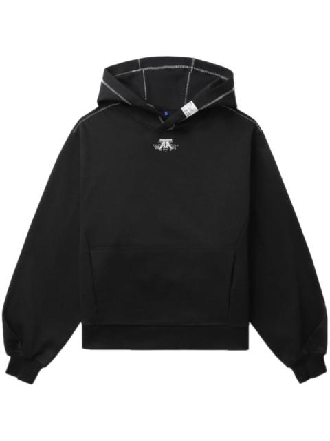 ADER error logo-embroidered hoodie