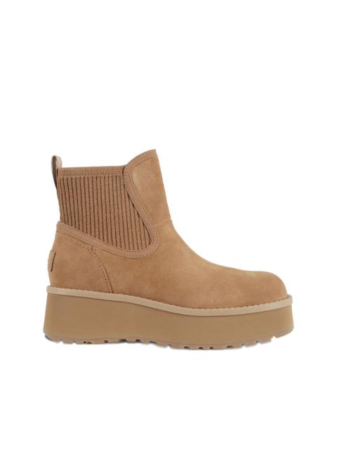 UGG 20mm ribbed platform boots