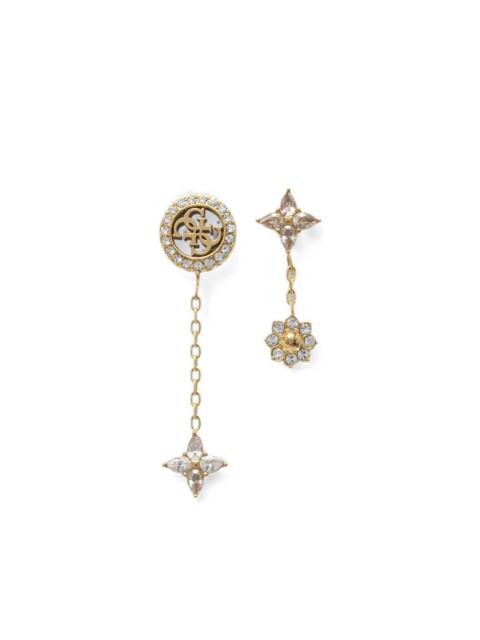 GUESS USA Secret Garden crystal-embellished earrings (set of three)