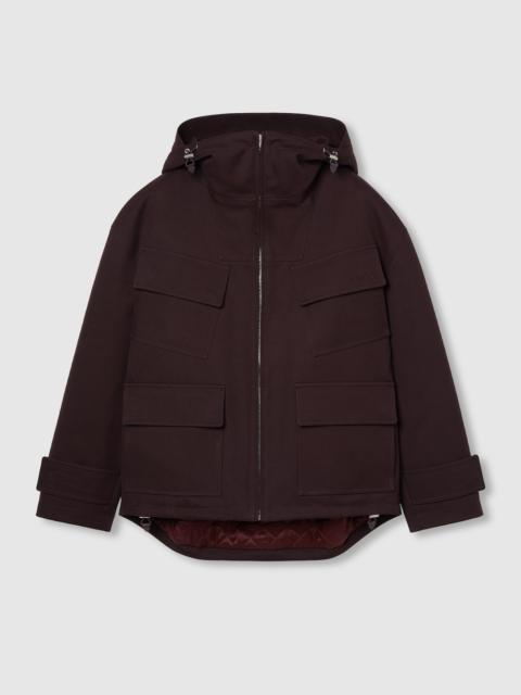 GUCCI Extra fine cotton bomber jacket