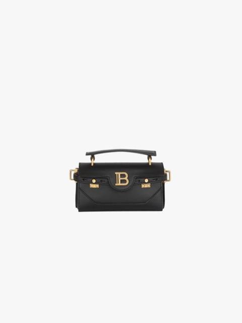 Balmain Black smooth leather B-Buzz 19 bag