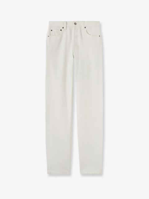 Loro Piana Sade White Denim Trousers