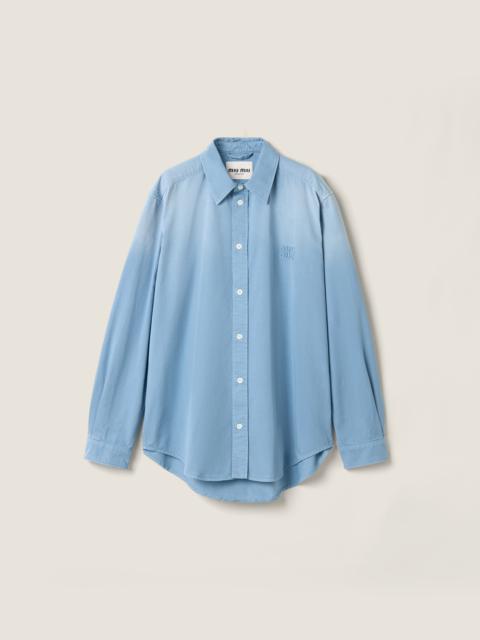 Miu Miu Old twill shirt