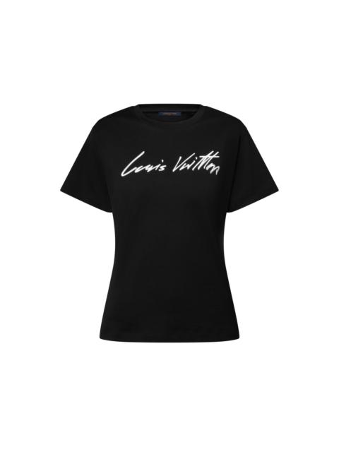 Louis Vuitton Cursive Signature T-Shirt