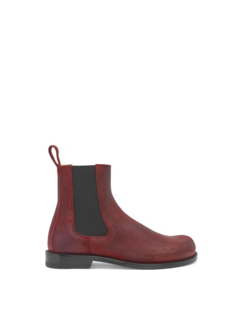Loewe Campo Chelsea boot in waxed suede