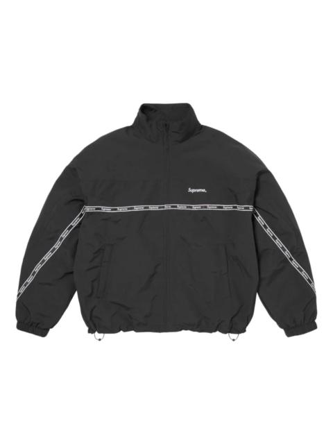 Supreme Supreme SS26 Logo Taping Track Jacket 'Black' SUP-SS26-263-BLK