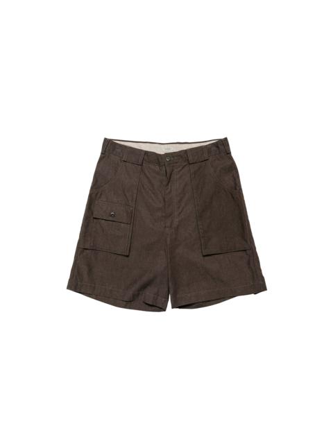 PHIGVEL MAKERS Co. C/L Safari Shorts Sepia