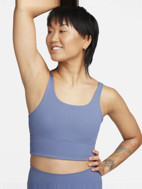 Nike Zenvy Rib Women's Light-Support Non-Padded Longline Sports Bra