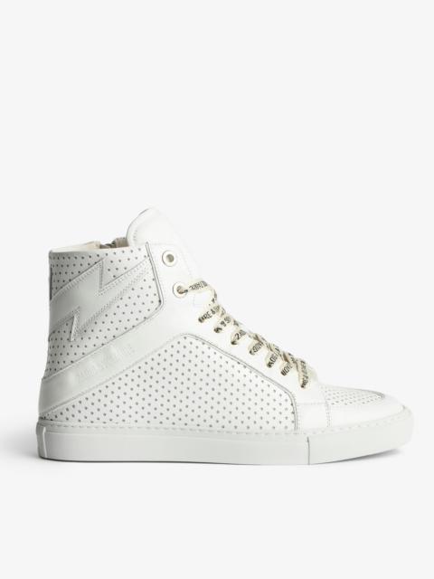Zadig & Voltaire ZV1747 High Flash Smooth Sneakers