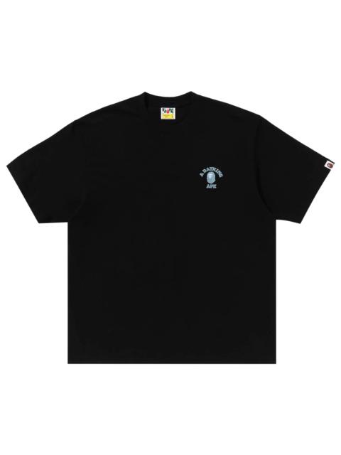 A BATHING APE® BAPE College One Point Relaxed Fit Tee 'Black'