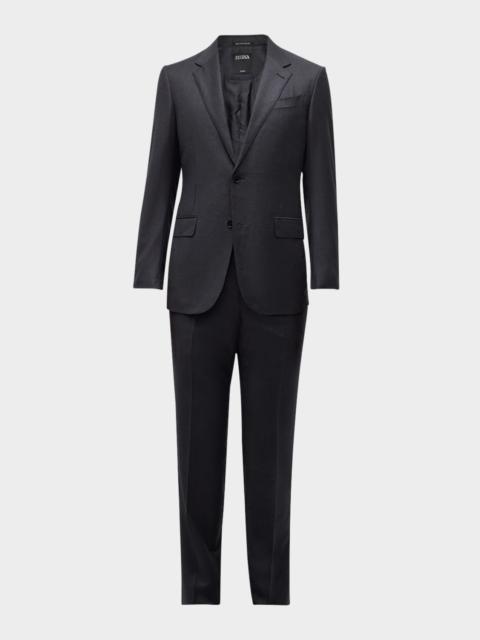 ZEGNA Men's Trofeo Narrow Stripe Wool Suit