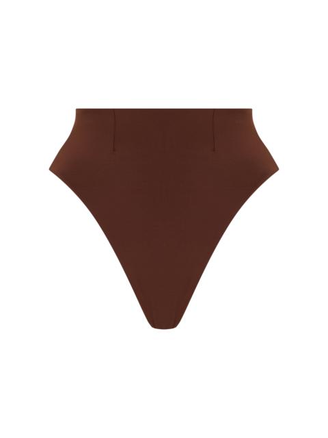 HAIGHT Classic Hotpants High-Waist Bikini Bottom brown