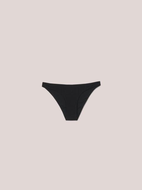 Nanushka ALBIN - Seersucker stretch bikini briefs - Black