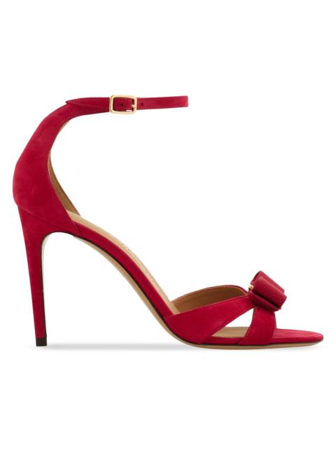 FERRAGAMO Women's Roxy 95MM Bow-Embellished Sandals - Fuxia Biscotto