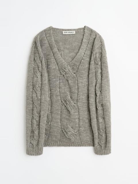 Our Legacy Link V-Neck Tin Shifting Hemp Silk Cable