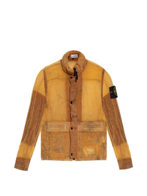 Stone Island button flap pocket jacket