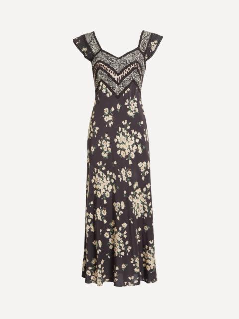 RIXO Bailee Midi Dress