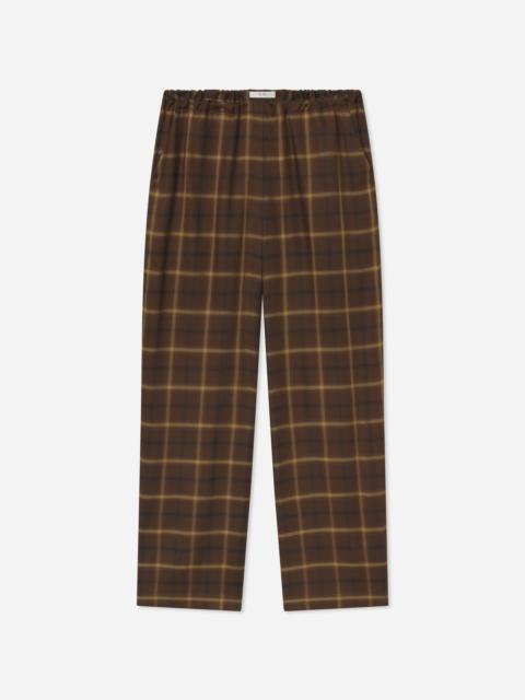CO Drawstring Pant in Check Plaid