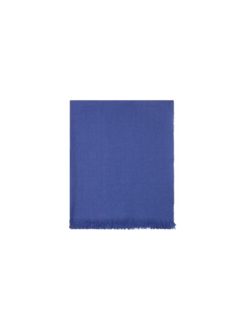 Manolo Blahnik Blue Fine Cashmere Scarf